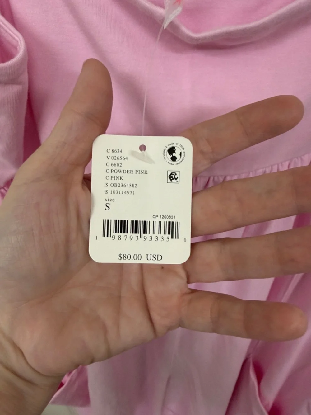 FP Movement Hot Shot Strappy Onesie in Powder Pink: S - Picture 7 of 7